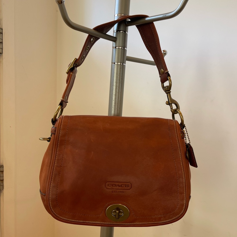 RARE Vintage Coach 65th Anniversary Legacy Flap Bag